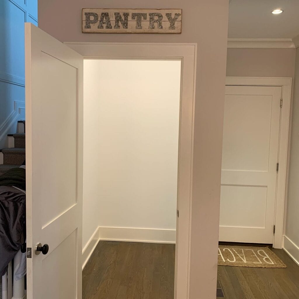 Kitchen pantry before