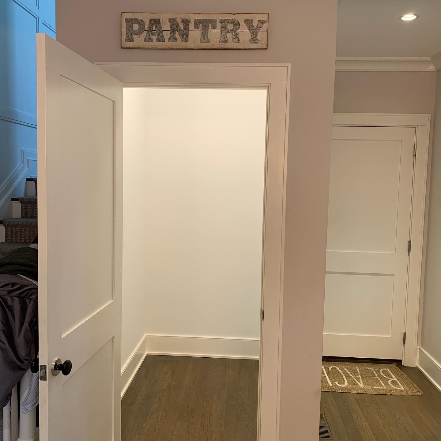 Kitchen pantry before