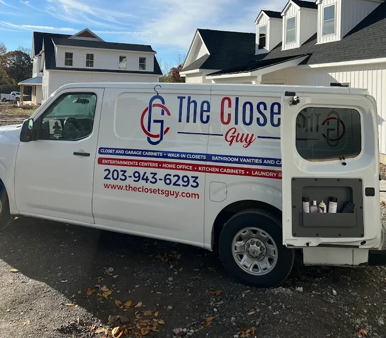 the closets guy work van for custom closet