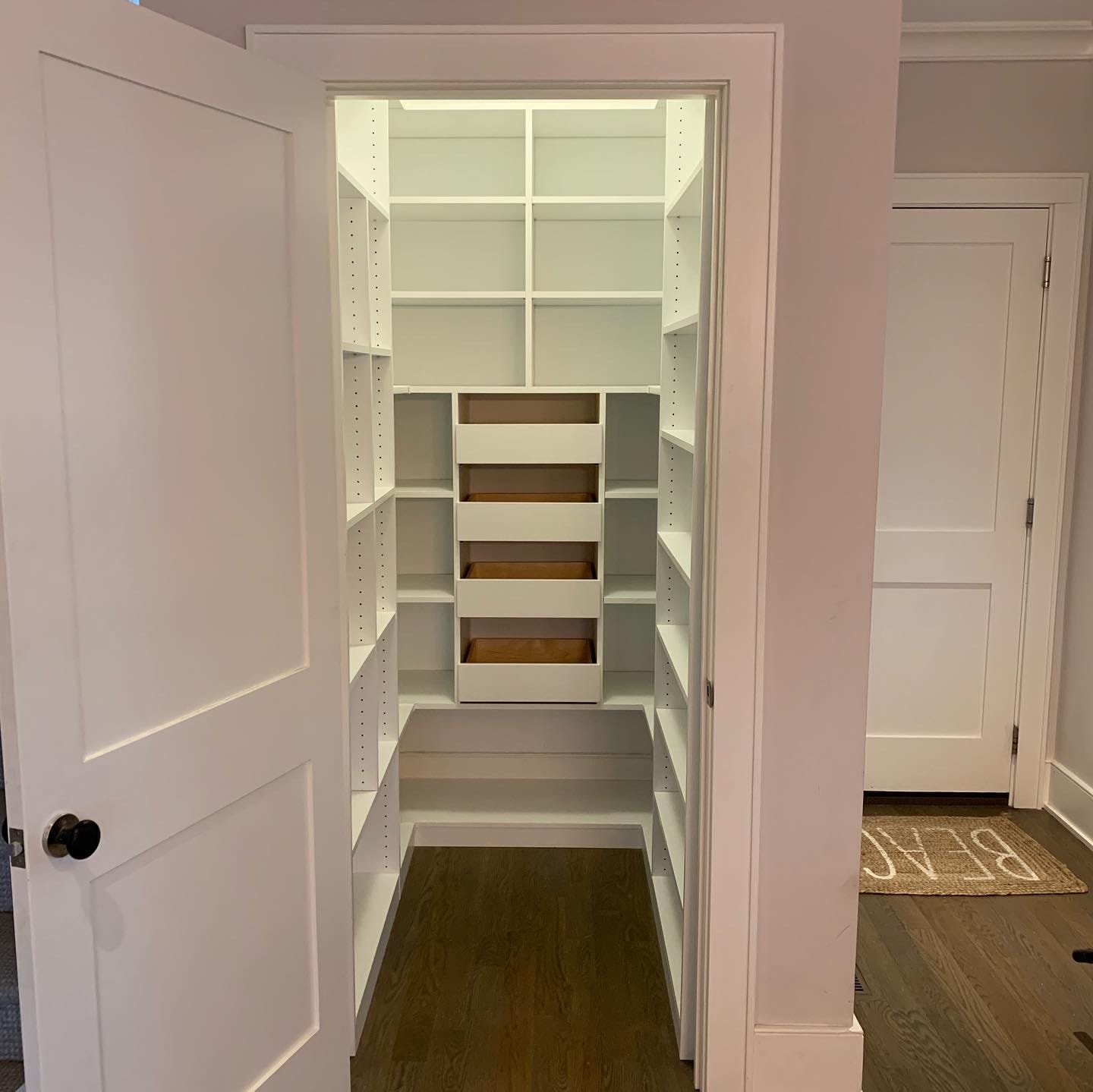 Kitchen pantry installation