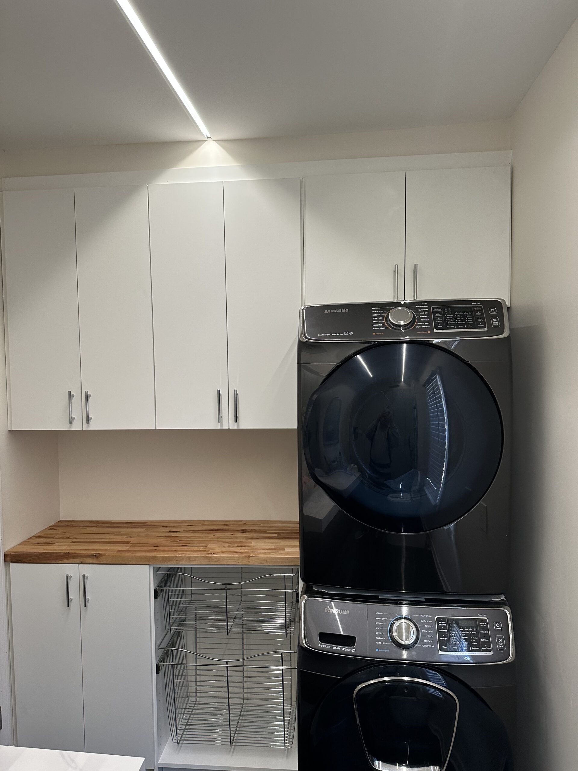 Laundry room storage solution